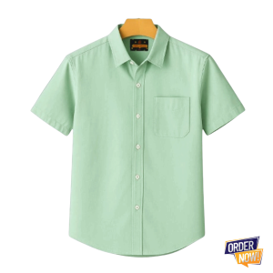 1 Pcs Kaizar Half Sleeve Shirt- Lemon