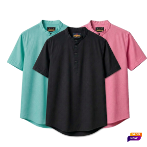 3 Pcs Half Sleeve OXF Katua-Pest+Misty+Black